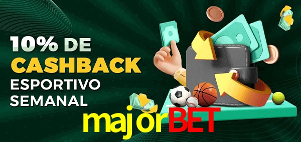 10% de bônus de cashback na majorbet